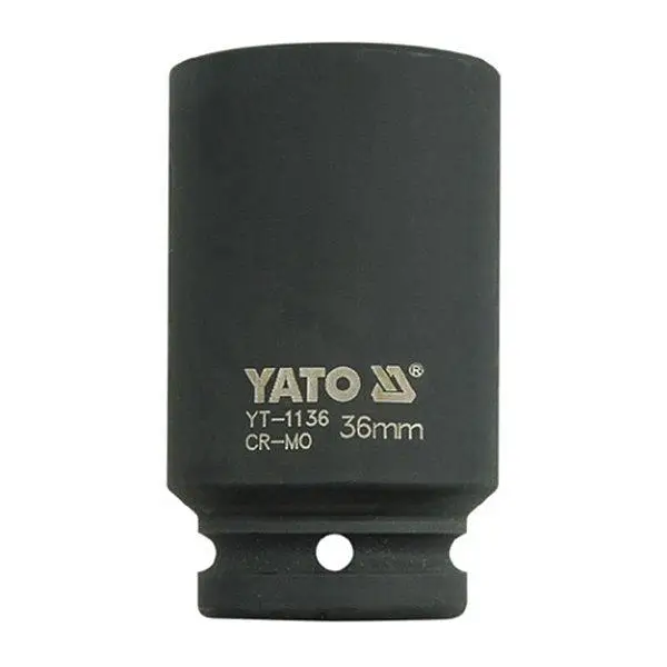 Головка 6-гранна YATO YT-1136 ударна подовжена 36мм 3/4" YT-1136 фото