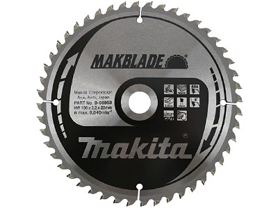 Пильний диск Makita B-08975 MAKBlade 250x30 40T B-08975 фото