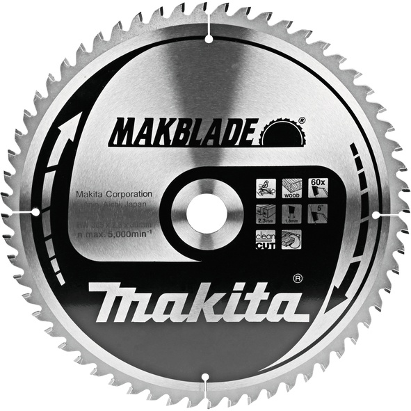 Пильний диск Makita B-09036 MAKBlade 305x30 60T B-09036 фото