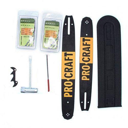 Бензопила (шина+ланцюг 45 см, шина+ланцюг 40 см) Procraft GC 300N