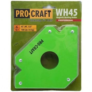 Магнітний тримач для зварювання (45 кг) Procraft WH45 (магнітний кутник)