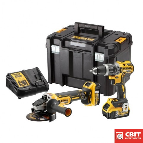 Набір з двох інструментів безщіткових DeWALT DCD796/DCG405 DCD796/DCG405 фото