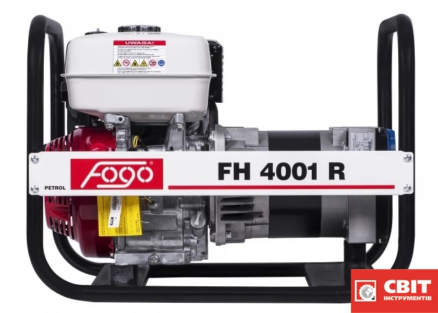 Генератор бензиновий 4 кВт FOGO FH4001R FH4001R фото