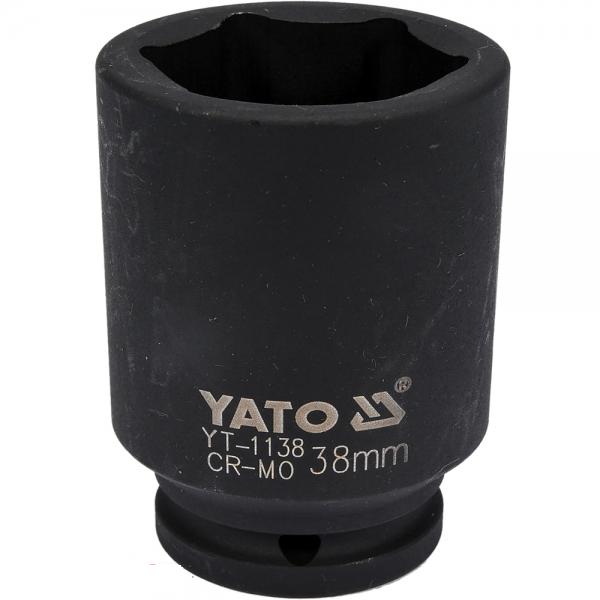 Головка 6-гранна YATO YT-1138 ударна подовжена 38мм 3/4" YT-1138 фото