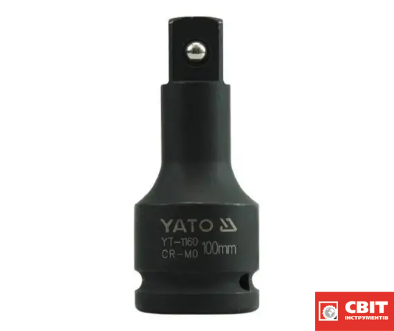 Подовжувач YATO YT-1160 ударний 100мм квадрат 3/4" YT-1160 фото