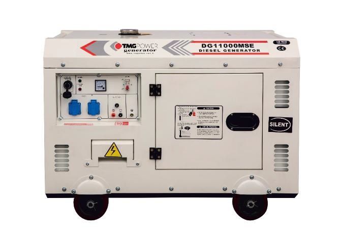 Генератор дизельний 1ф 8 кВт TMG POWER DG11000MSE з ATS DG11000MSE ATS фото