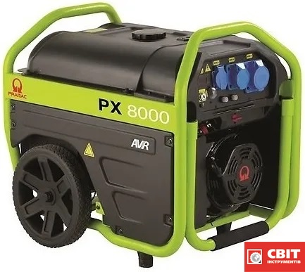 Генератор бензиновий 1ф 5,4 кВт PRAMAC PX 8000 PX 8000 фото