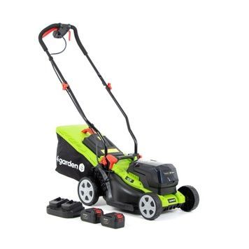 Газонокосарка акумуляторна 2x20V 4garden AM3422S з АКБ і ЗП в компл 4GK AM3422S фото