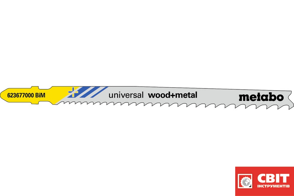 Пилочка для лобзика Metabo «UNIVERSAL WOOD + METAL», 106 мм /PROGR 623677000 623677000 фото