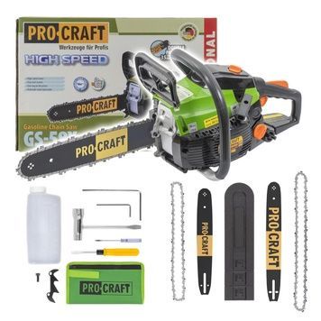 Бензопила (1.4 кВт, шина+ланцюг 35 см, шина+ланцюг 40 см) Procraft GS-58X