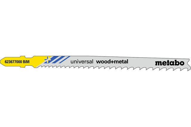 Пилочка для лобзика Metabo «UNIVERSAL WOOD + METAL», 106 мм /PROGR 623677000 623677000 фото