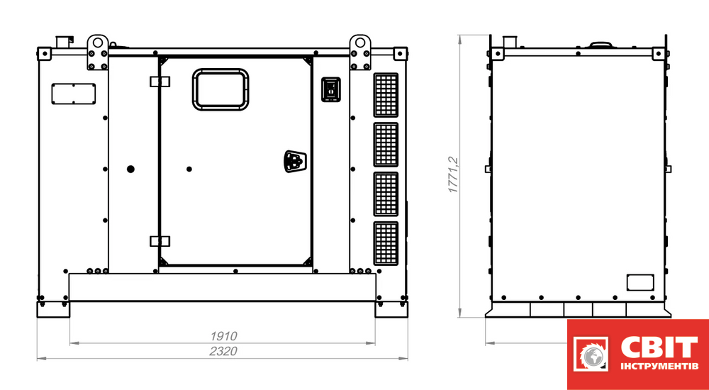 Генератор дизельний FODO FD 100 B-C 86кВт FD 100 B-C фото