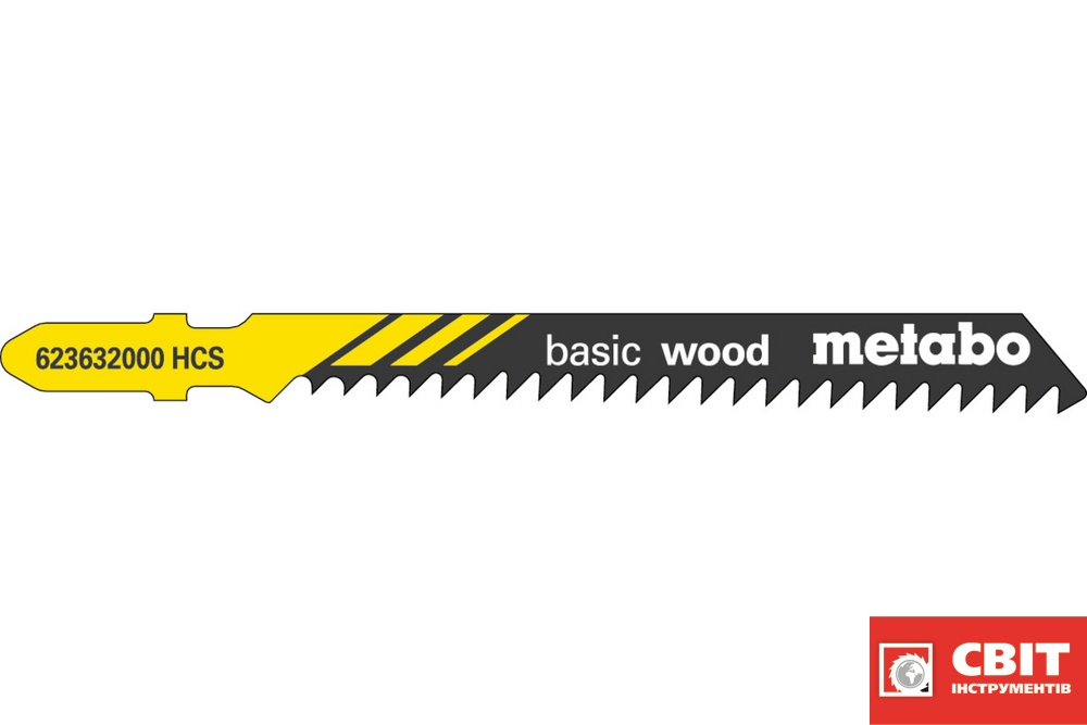 Пилочка для лобзика Metabo «BASIC WOOD», 74/ 3,0 мм 623632000 623632000 фото