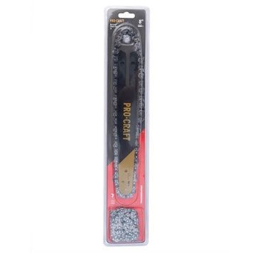 Шина для міні пили 8" (20 см) та 2 ланцюги Procraft S8 Universal