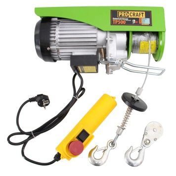 Підйомник електричний, тельфер (500 кг, 20 м) Procraft TP500