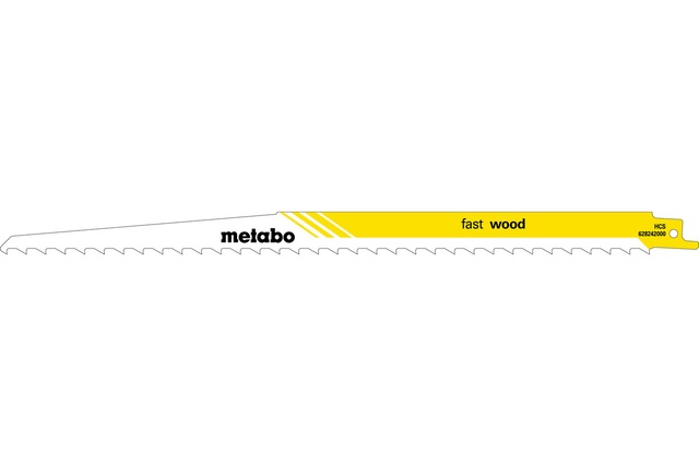 Полотно пилкове для шабельних пил Metabo «FAST WOOD», 300 X 1,25 мм 628242000 628242000 фото