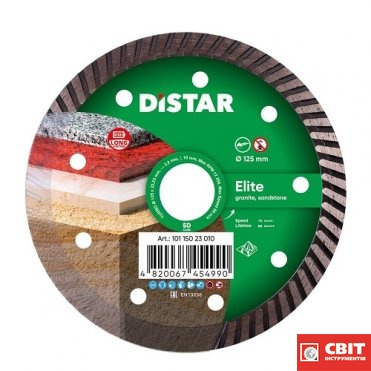 Диск алмазний DISTAR Turbo Elite відрізний 125х22.2мм (10115023010) 10115023010 фото