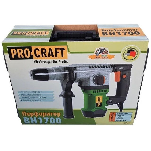 Перфоратор бочковий PROCRAFT BH-1700
