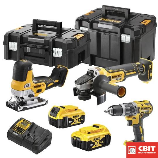 Набір акумуляторних інструментів DeWALT DCK329P2T 2ак+зар.18W з АКБ і ЗП в компл DCK329P2T фото