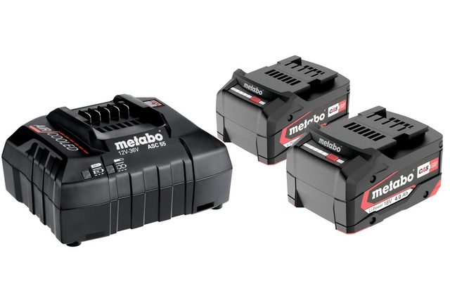 Набір зарядний пристрій та 2 акумулятора Metabo Li-Power 2x4.0Аr + 1xASC55 685050000 685050000 фото