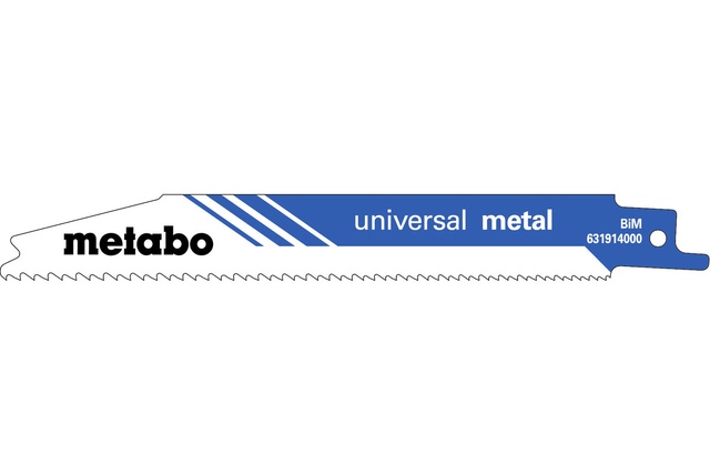 Полотно пилкове для шабельних пил Metabo «UNIVERSAL METAL», 150 X 0,9 мм 631911000 631911000 фото