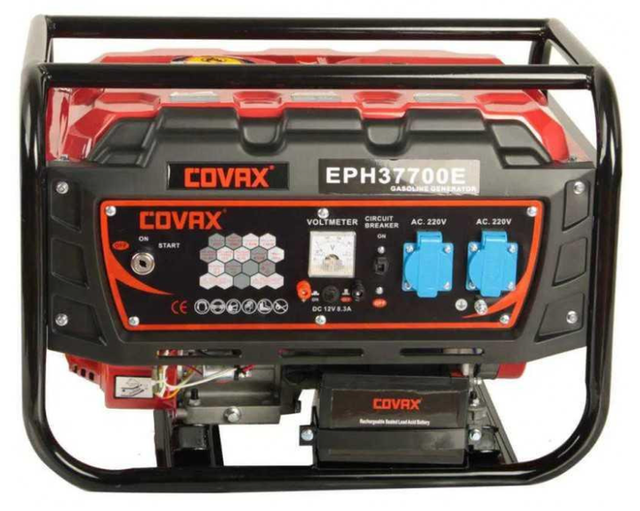 Генератор бензиновий 1ф.електропуск 2,8 кВт Covax EPH37700E EPH37700E фото