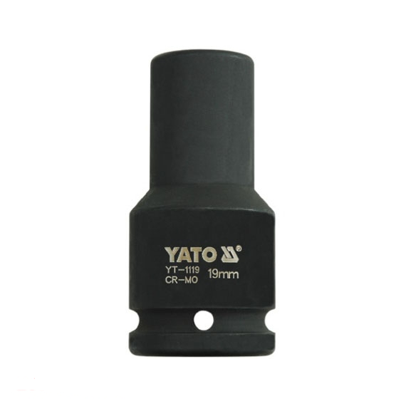 Головка 6-гранна YATO YT-1119 ударна подовжена 19мм 3/4" YT-1119 фото